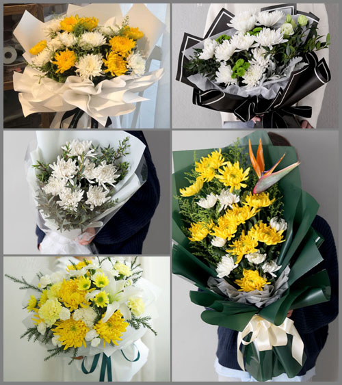 四川泸州泸县海潮镇白事花束代送